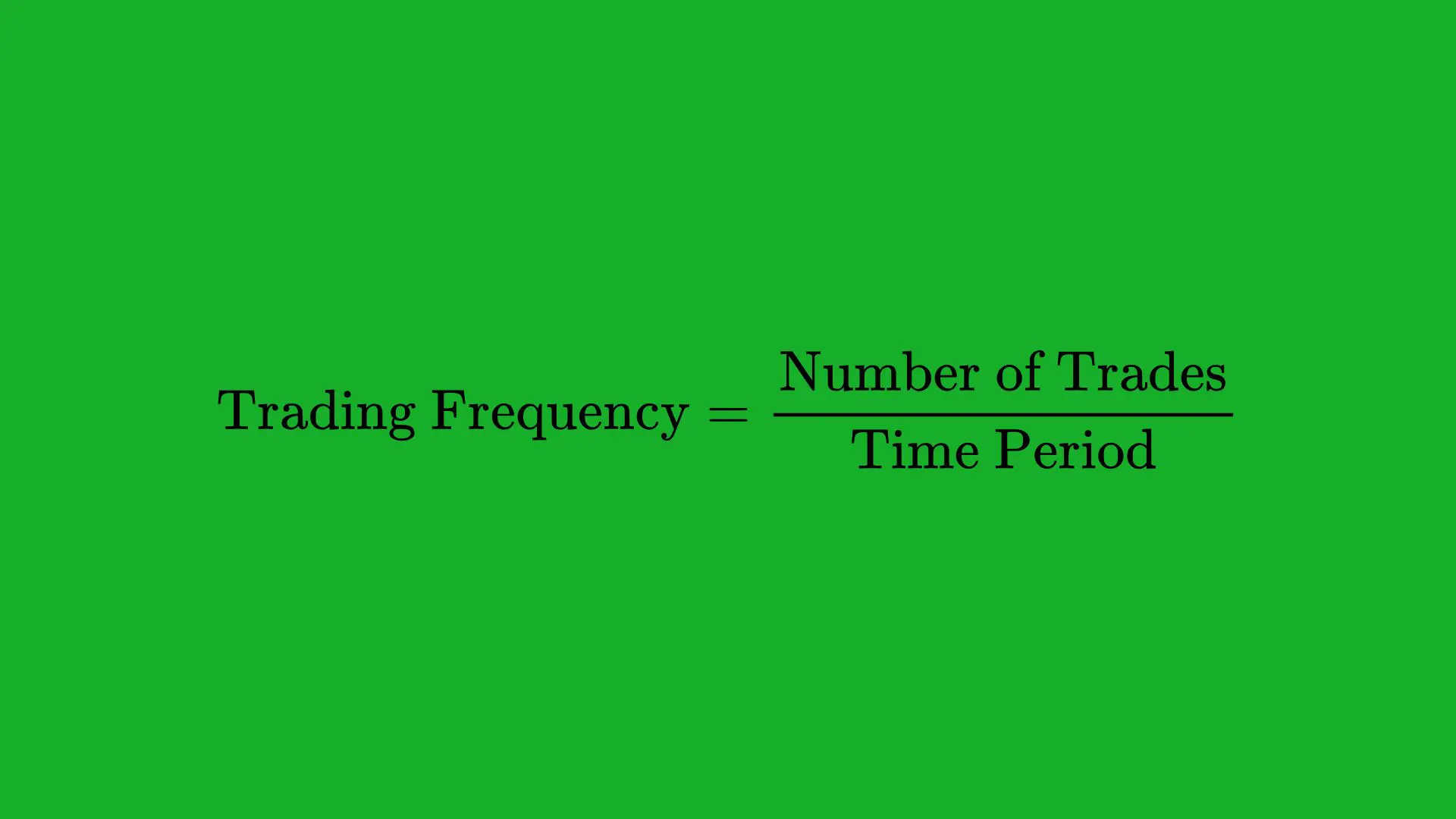 Metric 9: Trading Frequencyxlearnonline.com