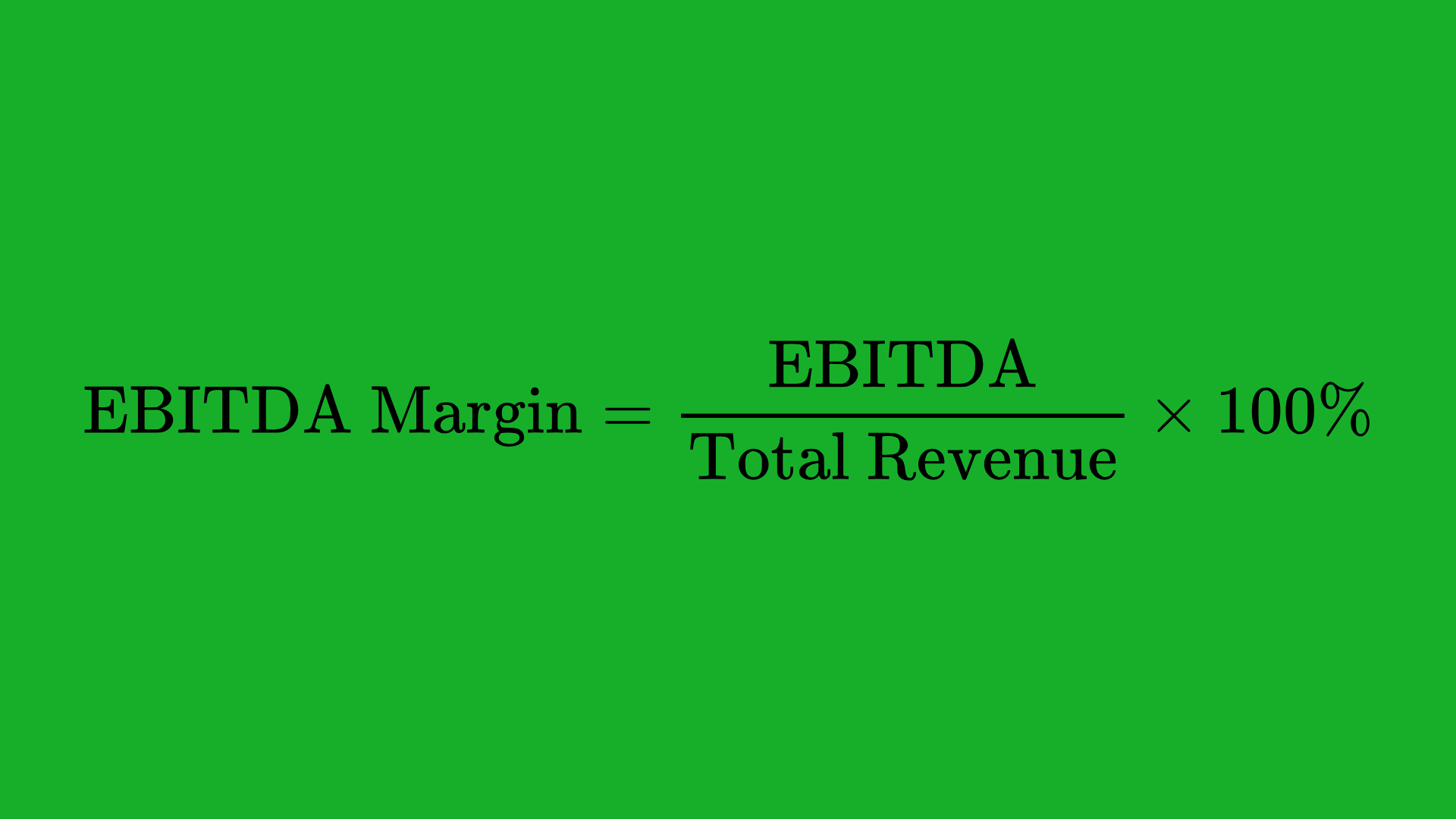 EBITDA Margin