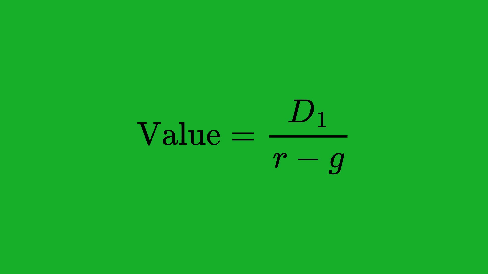 Gordon Growth Model