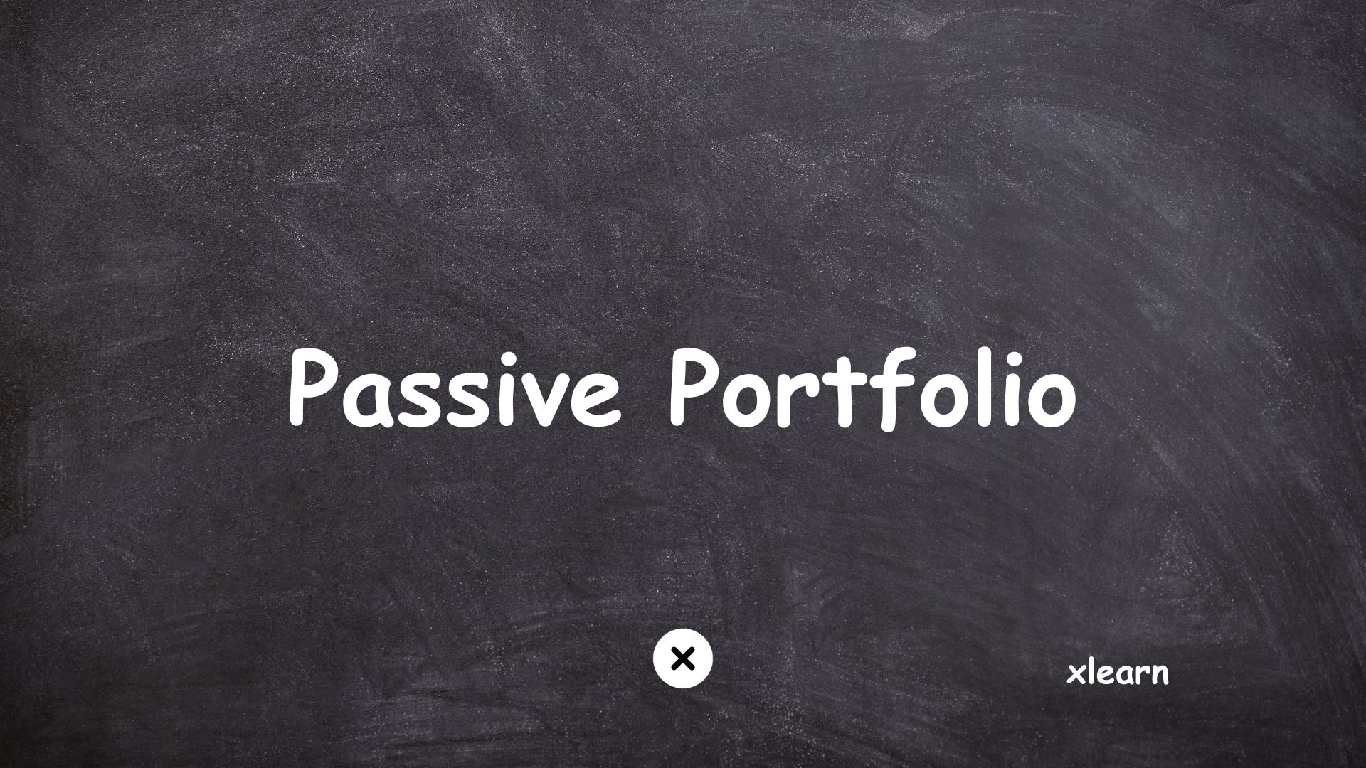 Passive portfolio management