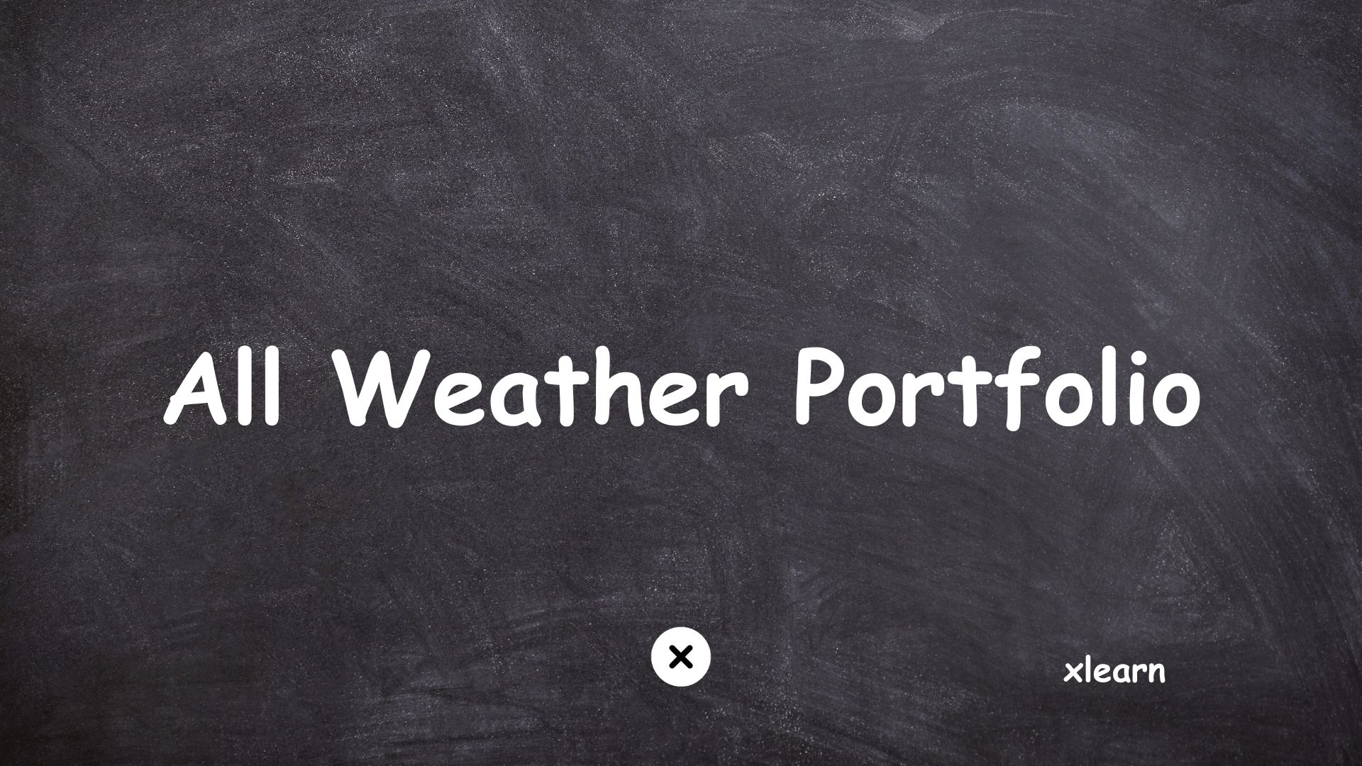 all weather portfolio