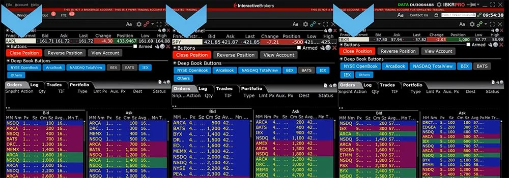 Interactive brokers Level II
xlearnonline.com