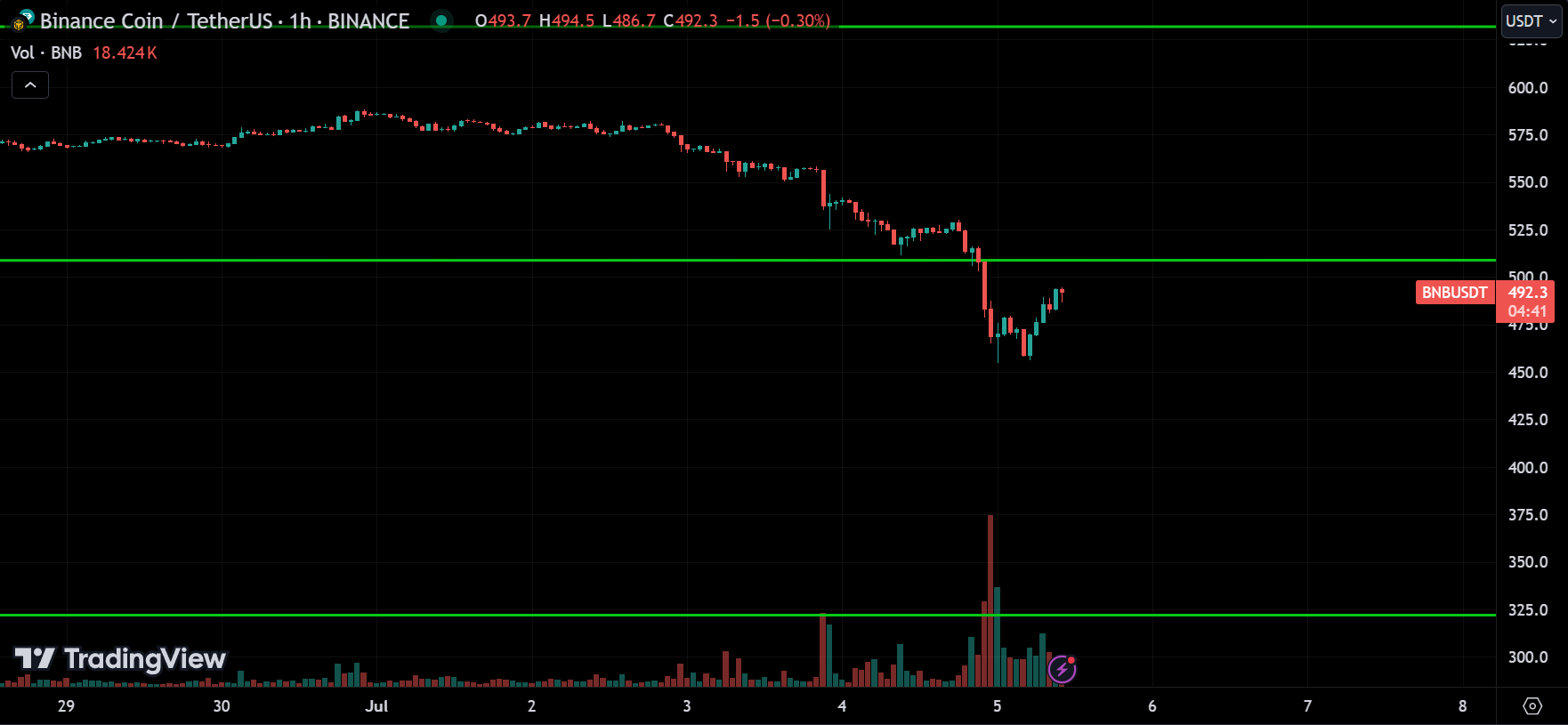 BNB Analysis Today [2024.07.05]
xlearnonline.com