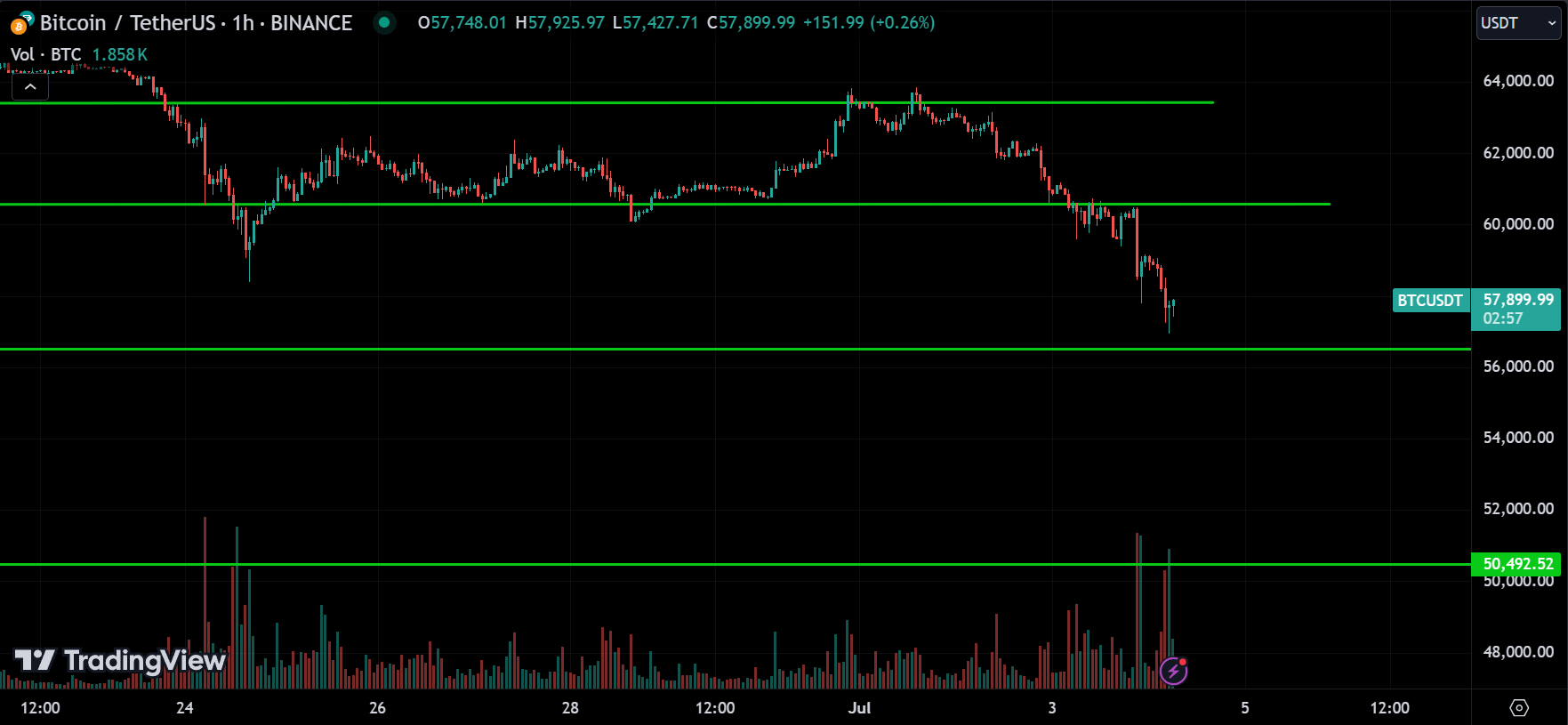 BTC Market Analysis Today [2024.07.04]
xlearnonline.com