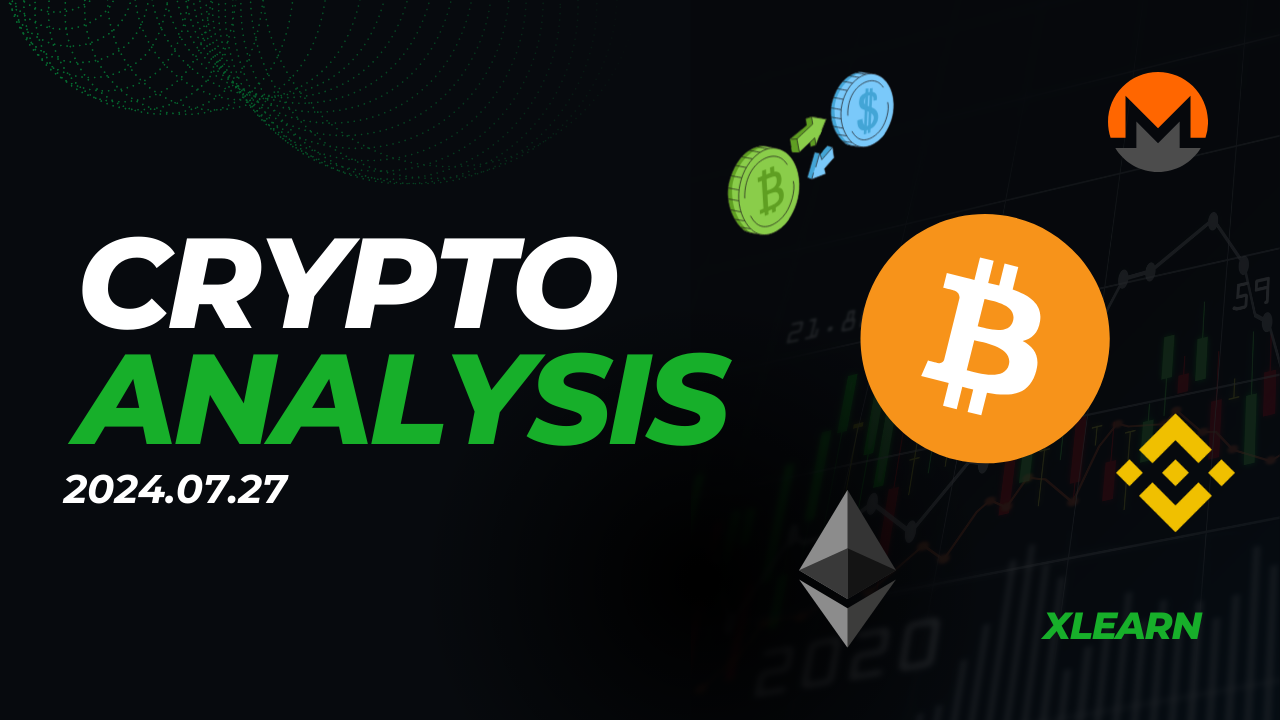 Weekly Crypto Analysis [2024.07.27]: Key Trends and Market Insights for Bitcoin, Ethereum, and Binance Coin xlearnonline.com