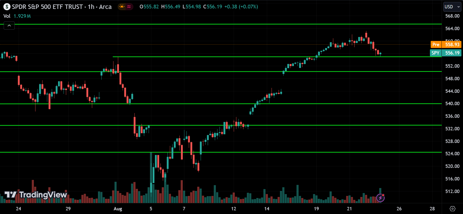 SPY Price Action Technical Analysis
2024.08.23
xlearnonline.com