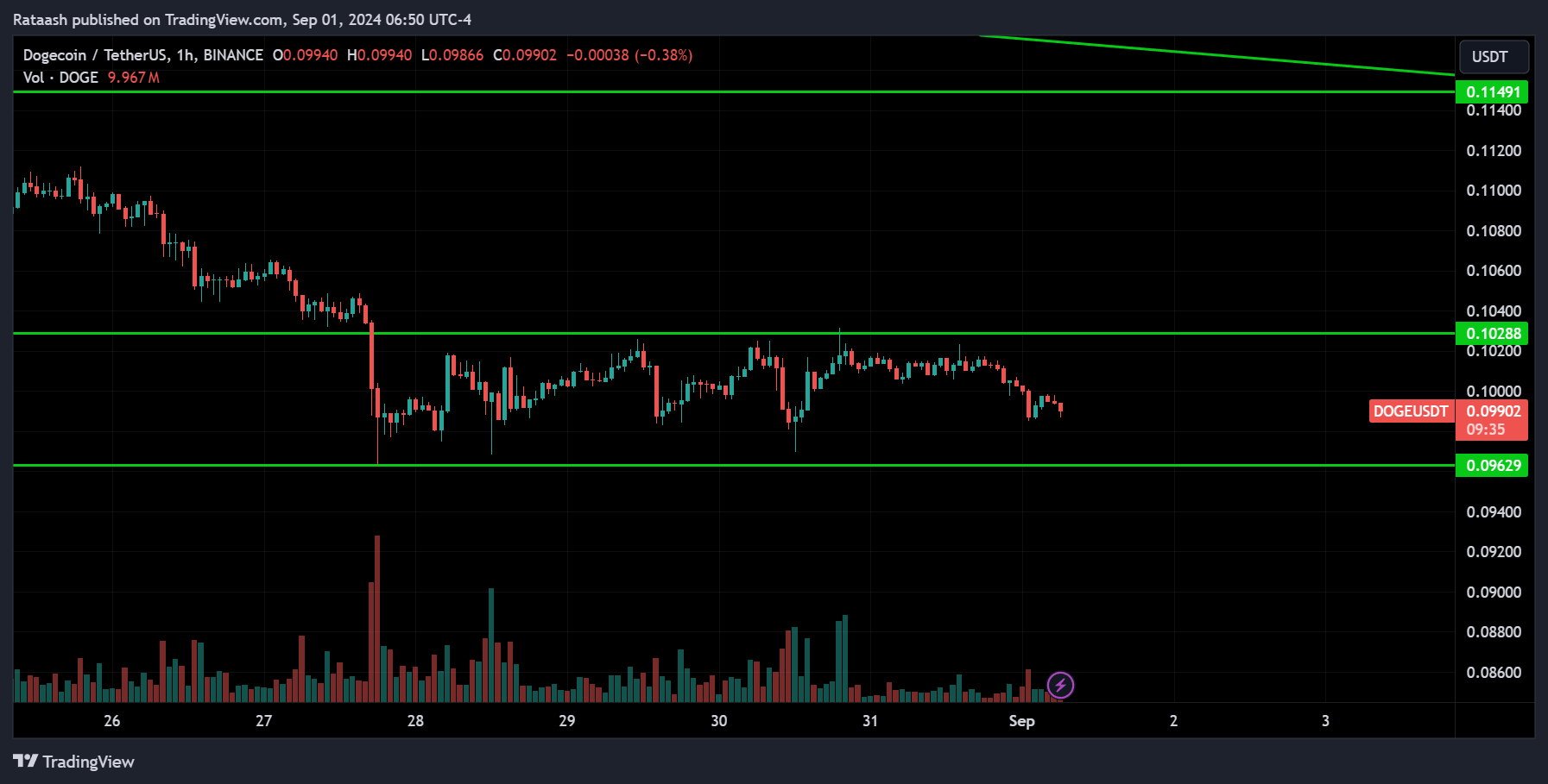 DOGE Crypto Analysis 2024.09.01
xlearnonline.com