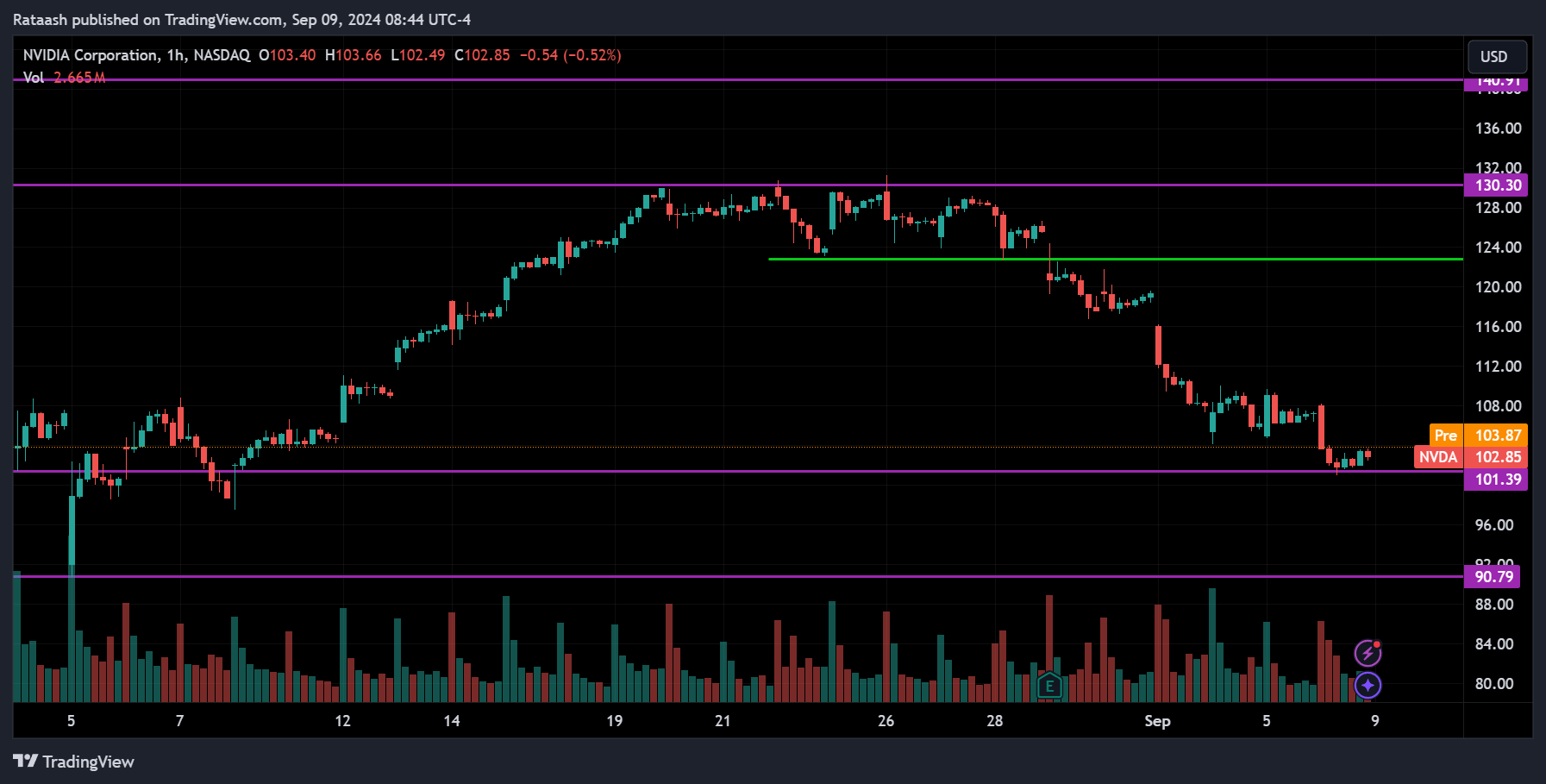 NVDA Stock Market Price Action Forecast
2024.09.09
xlearnonline.com