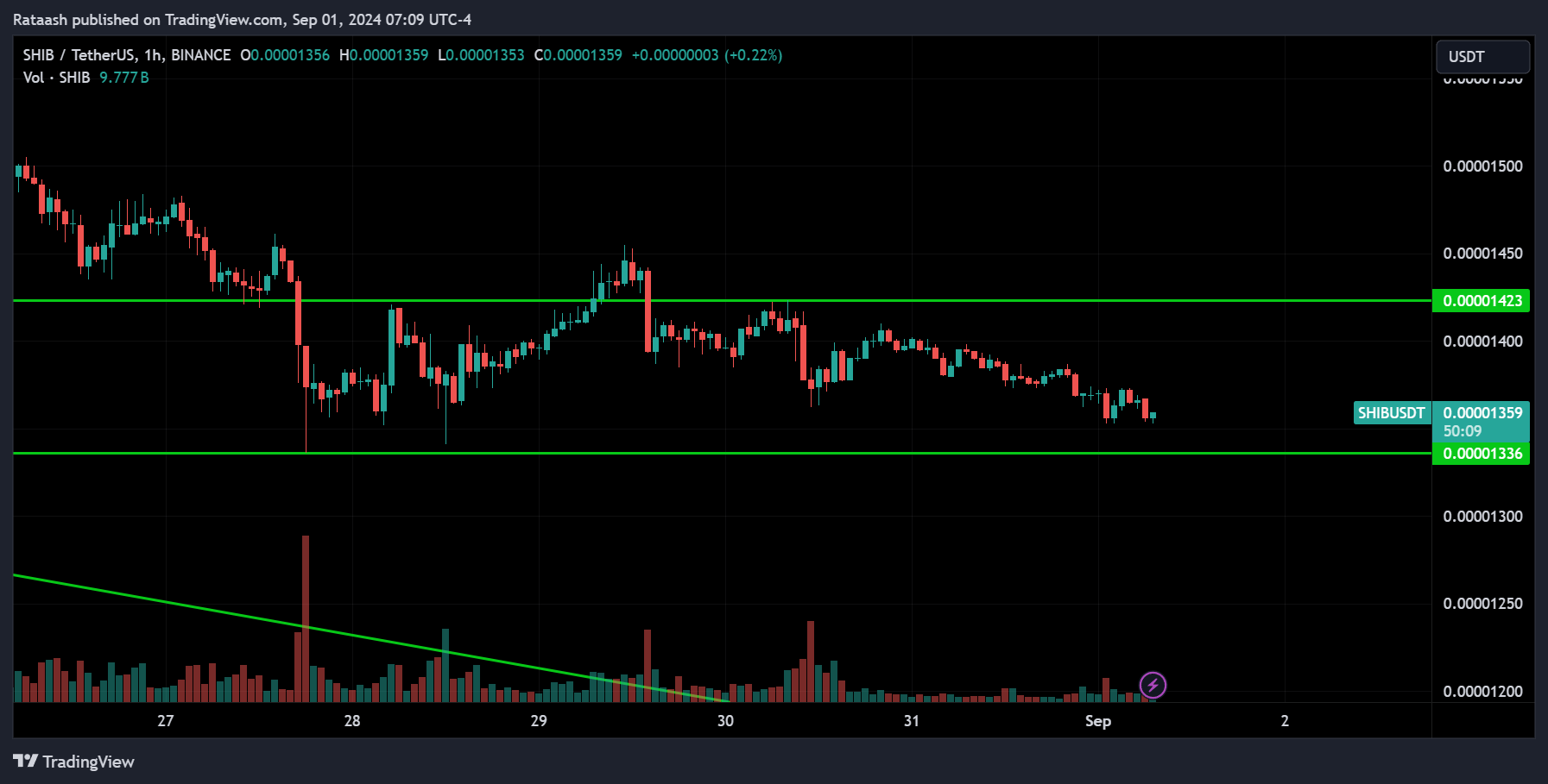 SHIB Crypto Analysis 2024.09.01
xlearnonline.com