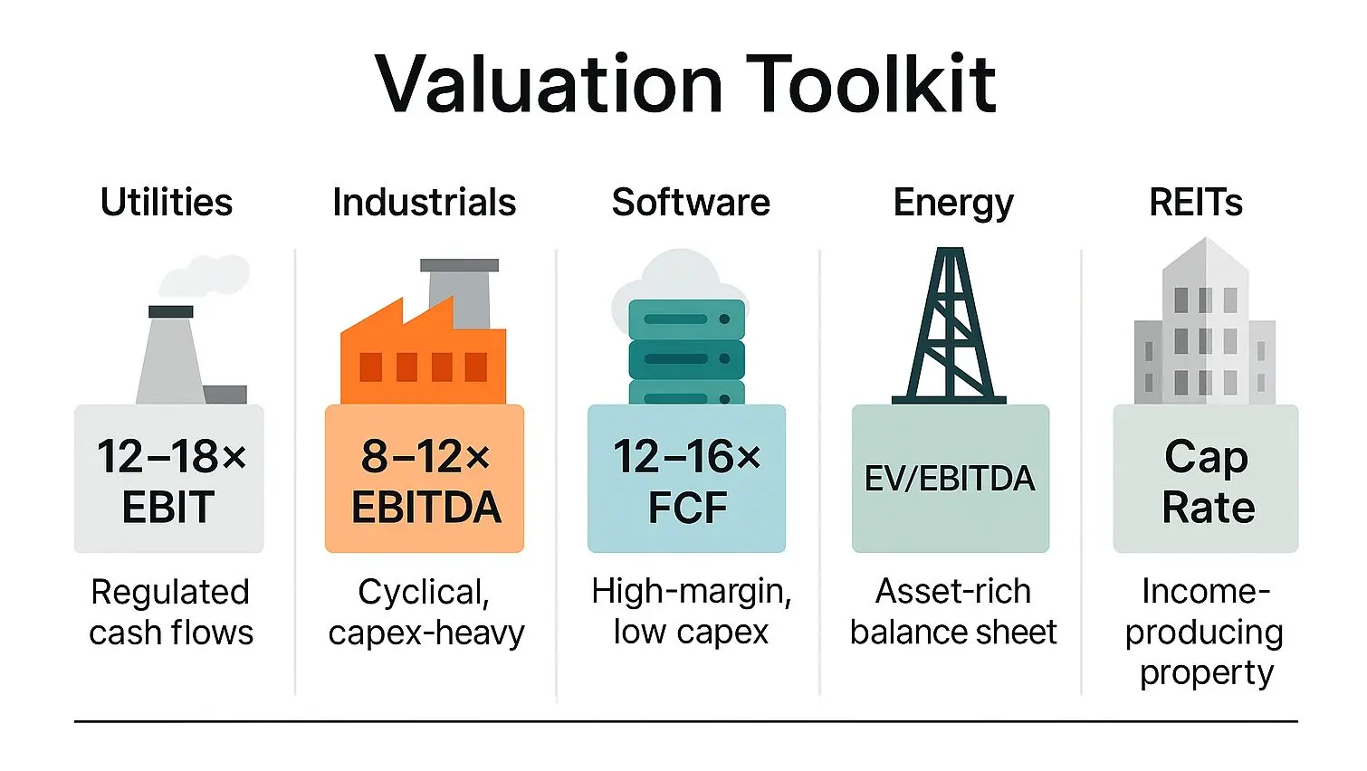 Valuation Toolkit With the Right Lens for Each Sector
