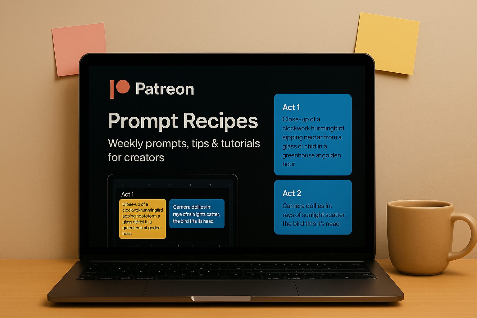 5. Patreon  Tip‑Jar for Prompt Recipes